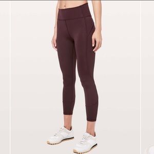 Lululemon 🍋 In Movement 7/8 Tight *Everlux 25"